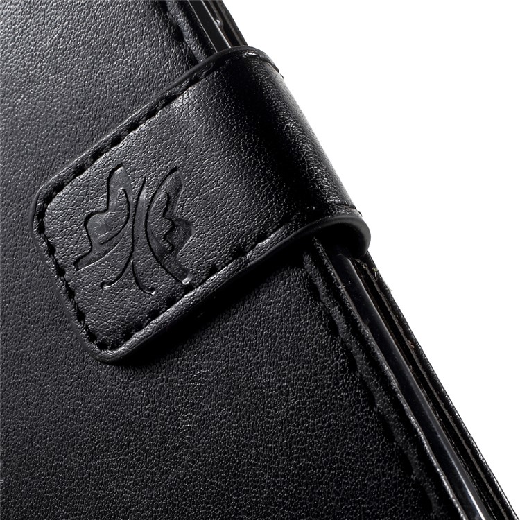 Butterfly Flowers Pattern Leather Wallet Case for Motorola Moto G5 Plus - Black-6