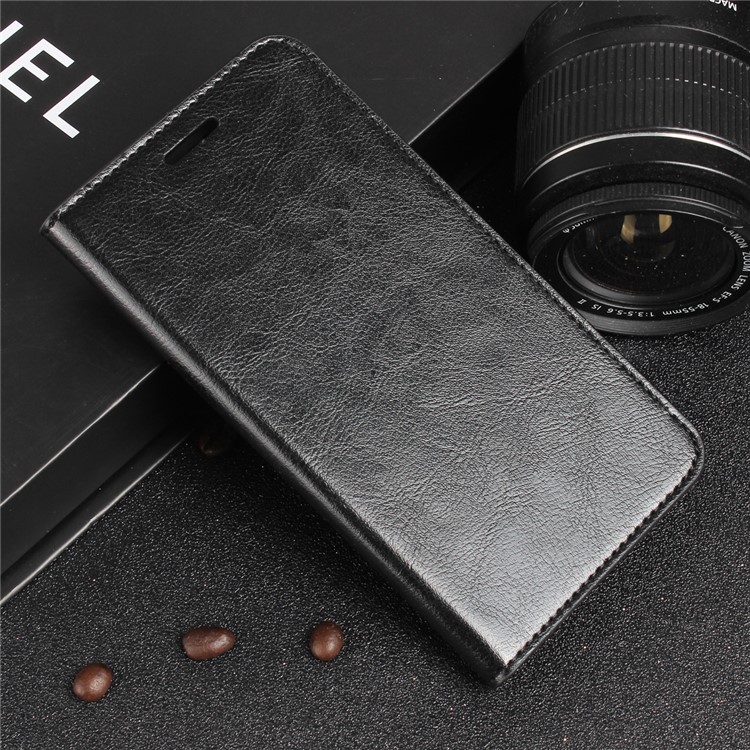 Crazy Horse Genuine Leather Wallet Mobile Case for Google Pixel - Black-10