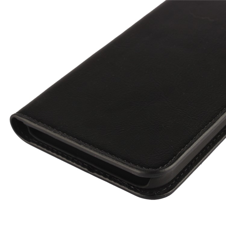 Crazy Horse Genuine Leather Wallet Mobile Case for Google Pixel - Black-9