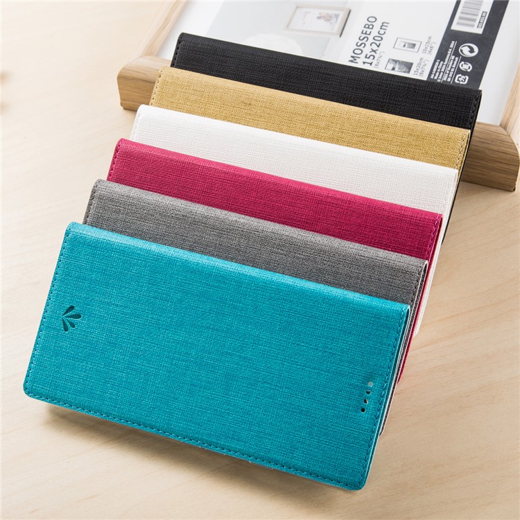 For Google Pixel XL VILI DMX Style Cross Texture Card Holder Protective Leather Case - Blue-2
