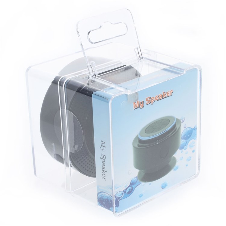 IP67 Waterproof Portable Handsfree Bluetooth Speaker with Suction Cup - Orange-6