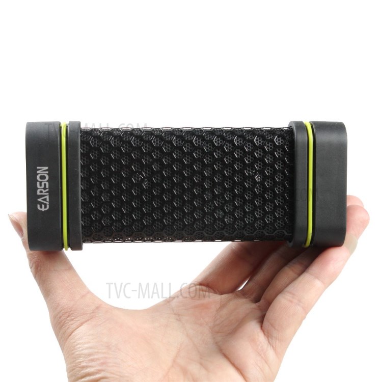 EARSON ER151 Portable Waterproof Shockproof Wireless Stereo Bluetooth Speaker w/ Microphone - Black-11