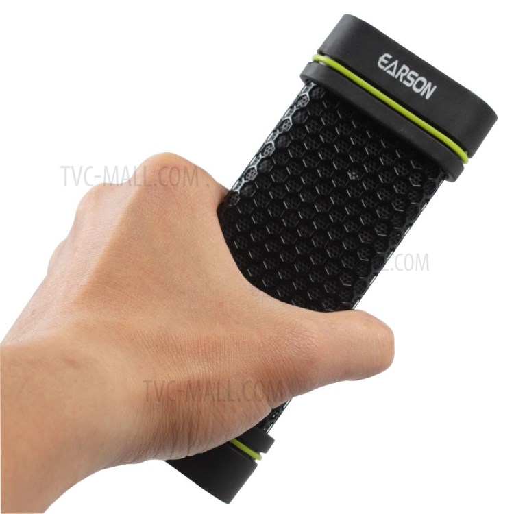 EARSON ER151 Portable Waterproof Shockproof Wireless Stereo Bluetooth Speaker w/ Microphone - Black-12