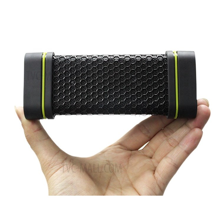 EARSON ER151 Portable Waterproof Shockproof Wireless Stereo Bluetooth Speaker w/ Microphone - Black-5