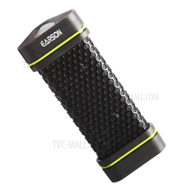 EARSON ER151 Portable Waterproof Shockproof Wireless Stereo Bluetooth Speaker w/ Microphone - Black-9