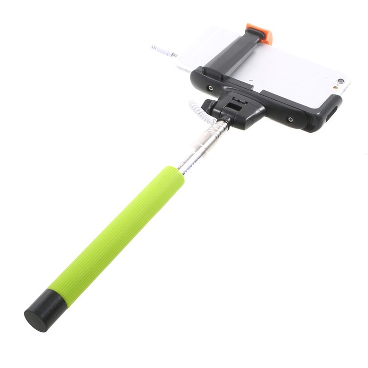 Green KJSTAR 3.5mm Audio Cable Handheld Extendable Monopod for iPhone Samsung HTC Sony etc (Z07-7)-7