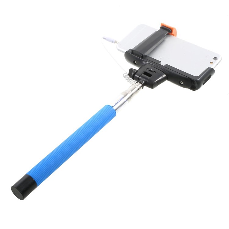 Blue KJSTAR 3.5mm Audio Cable Handheld Extendable Monopod for iPhone Samsung HTC Sony etc (Z07-7)-8