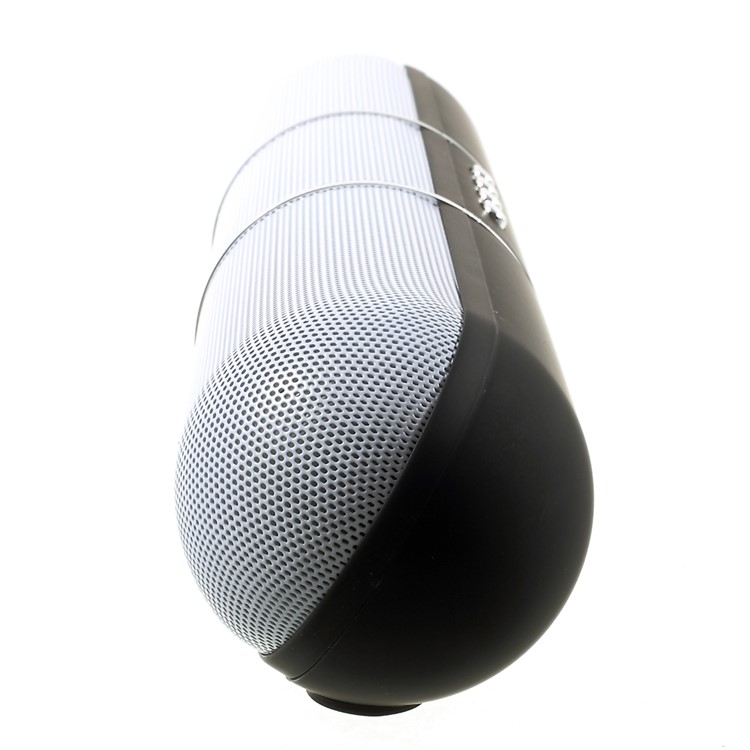 JHW-V318 Stereo Bluetooth Speaker with Colorful LED Support TF Card / Aux-input / FM - Black-4