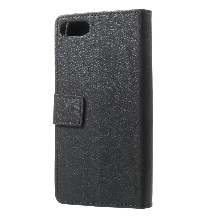Leather Wallet Stand Mobile Casing for Asus Zenfone 4 Max /4 Max Pro /4 Max Plus ZC554KL - Black-2