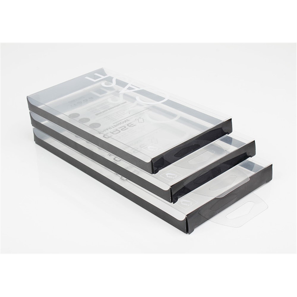 100pcs/lote kj-699 clear pvc package box para iphone 7 6s 6 cajas, tamaño: 148 x 80 x 13 mm