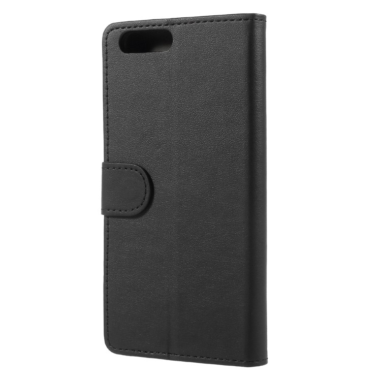 Flip Leather Cover Stand Card Holder Phone Case for Asus Zenfone 4 ZE554KL - Black-2