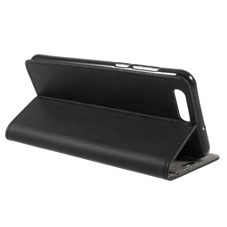 Flip Leather Cover Stand Card Holder Phone Case for Asus Zenfone 4 ZE554KL - Black-4