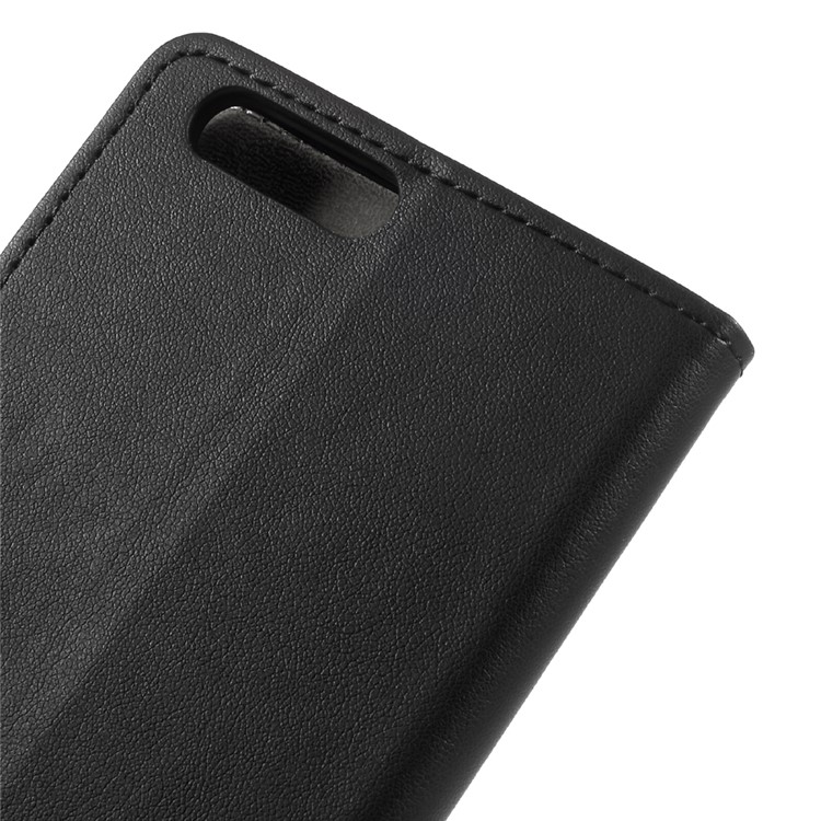 Flip Leather Cover Stand Card Holder Phone Case for Asus Zenfone 4 ZE554KL - Black-7