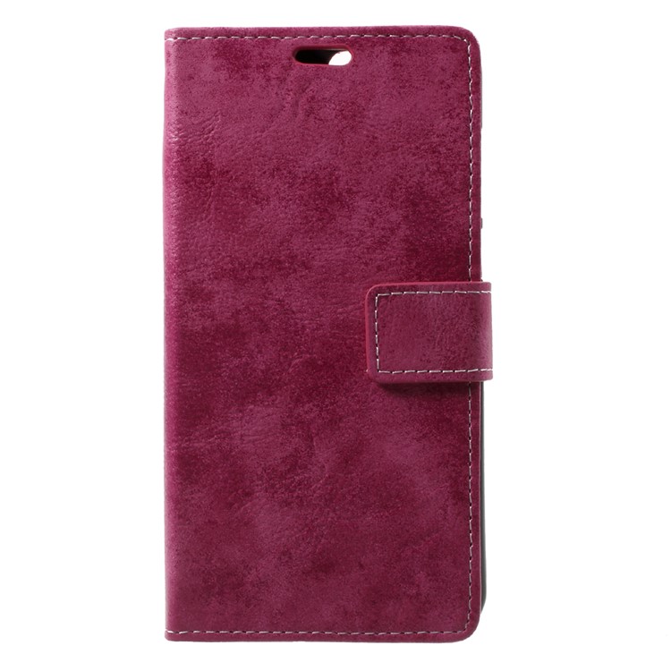 Vintage Wallet Stand Leather Flip Mobile Case for Asus Zenfone 4 ZE554KL - Rose-3