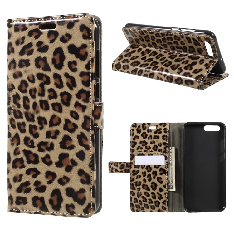 Leopard Pattern Wallet Leather Stand Case for Asus Zenfone 4 ZE554KL-1