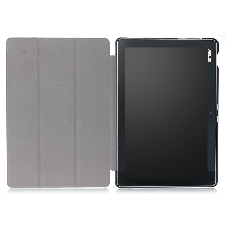 Tri-fold Stand Foldable Pattern Printing Leather Tablet Folio Case for Asus Zenpad 10 Z301MFL - Beautiful Tree-8