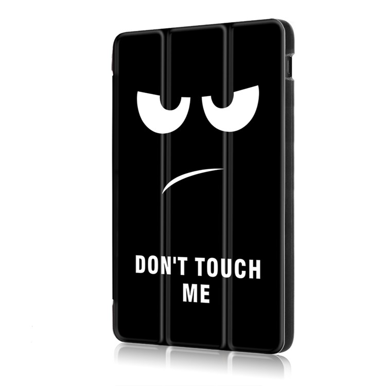 Foldable Tri-fold Stand Pattern Printing Leather Tablet Folio Case for Asus Zenpad 10 Z301MFL - Do Not Touch Me-4