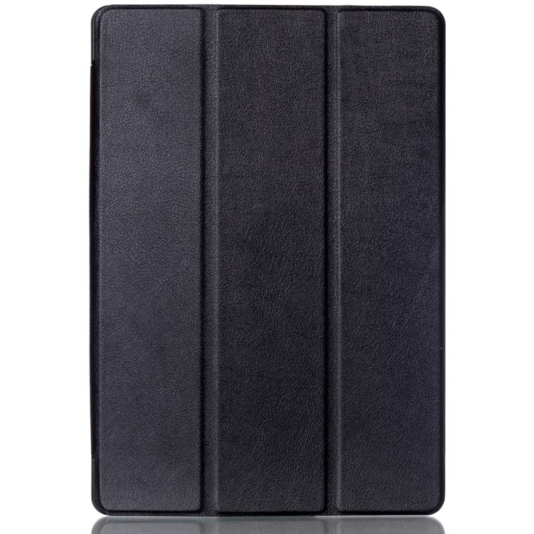 Tri-fold Stand Leather Folio Case for Asus Zenpad 10 Z301MFL - Black-2