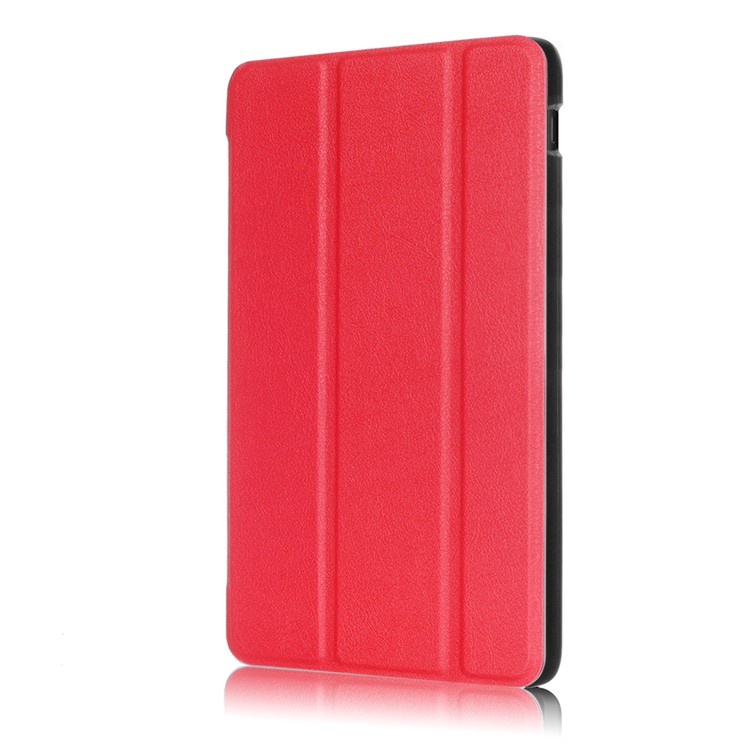 Tri-fold Stand Leather Folio Cover Case for Asus Zenpad 10 Z301MFL - Red-4