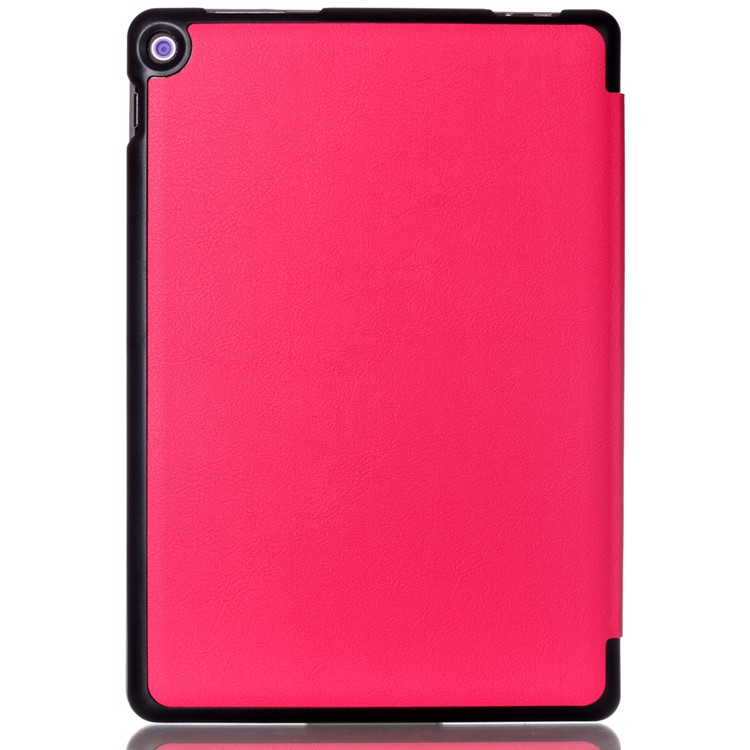 Tri-fold Stand Leather Folio Case Shell for Asus Zenpad 10 Z301MFL - Rose-3