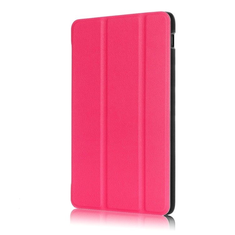 Tri-fold Stand Leather Folio Case Shell for Asus Zenpad 10 Z301MFL - Rose-4