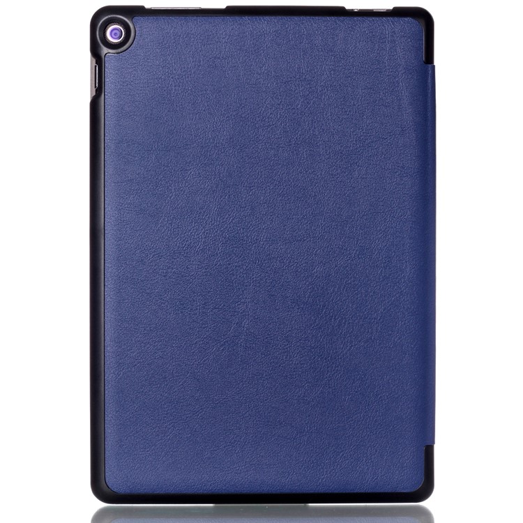 PU Leather Tri-fold Stand Folio Case for Asus Zenpad 10 Z301MFL - Dark Blue-3