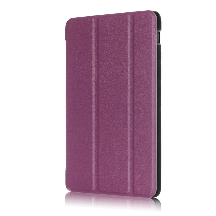 For Asus Zenpad 10 Z301MFL Tri-fold Stand Leather Folio Case - Purple-4
