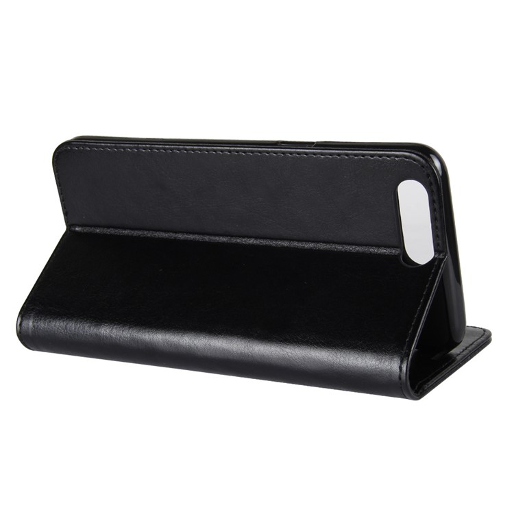 Crazy Horse Flip Leather Wallet Cell Phone Cover for Asus Zenfone 4 MAX ZC554KL - Black-6