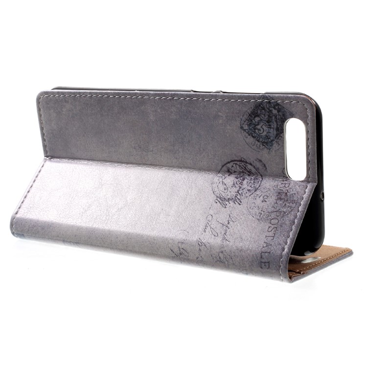 Pattern Printing PU Leather Wallet Stand Mobile Phone Cover Case for Asus Zenfone 4 ZE554KL - Lovely Cat and Heart-4