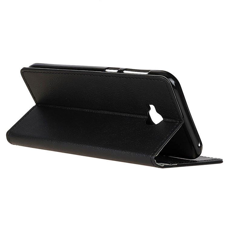 Wallet PU Leather Stand Case Accessory with Card Holders for Asus Zenfone 4 Selfie Pro ZD552KL - Black-4