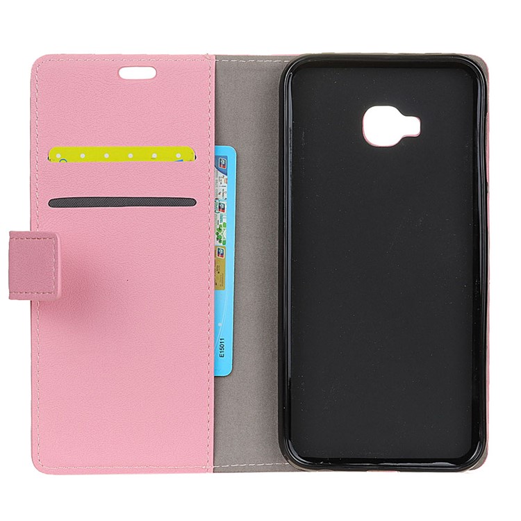 For Asus Zenfone 4 Selfie Pro ZD552KL Wallet Leather Stand Protection Case - Pink-5
