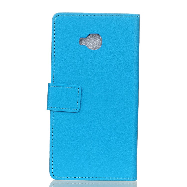 PU Leather Wallet Stand Mobile Cover Case for Asus Zenfone 4 Selfie Pro ZD552KL - Blue-2