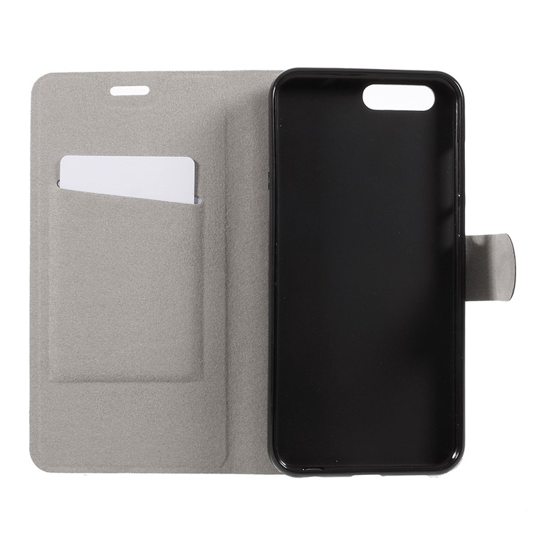 Crazy Horse Texture Leather Card Holder Mobile Phone Case (Built-in Steel Sheet) for Asus ZenFone 4 ZE554KL - Brown-6