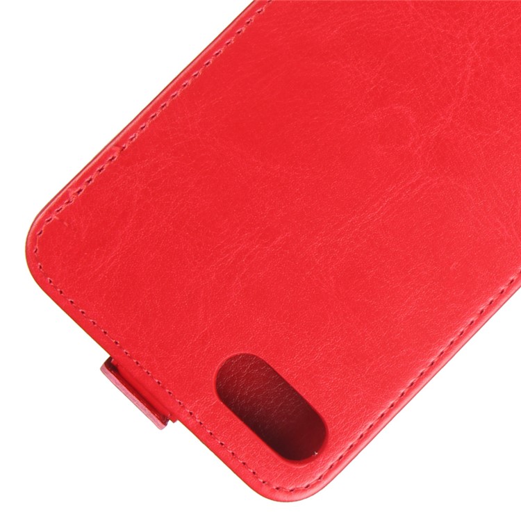 Crazy Horse Vertical Flip Leather Mobile Cover for Asus ZenFone 4 Max / 4 Max Pro /4 Max Plus (ZC554KL) - Red-2