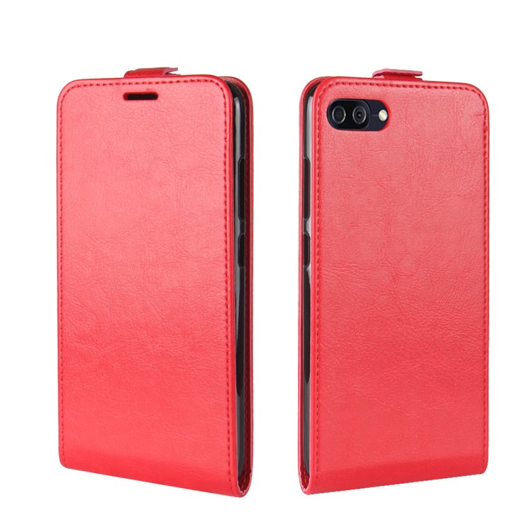 Crazy Horse Vertical Flip Leather Mobile Cover for Asus ZenFone 4 Max / 4 Max Pro /4 Max Plus (ZC554KL) - Red-4