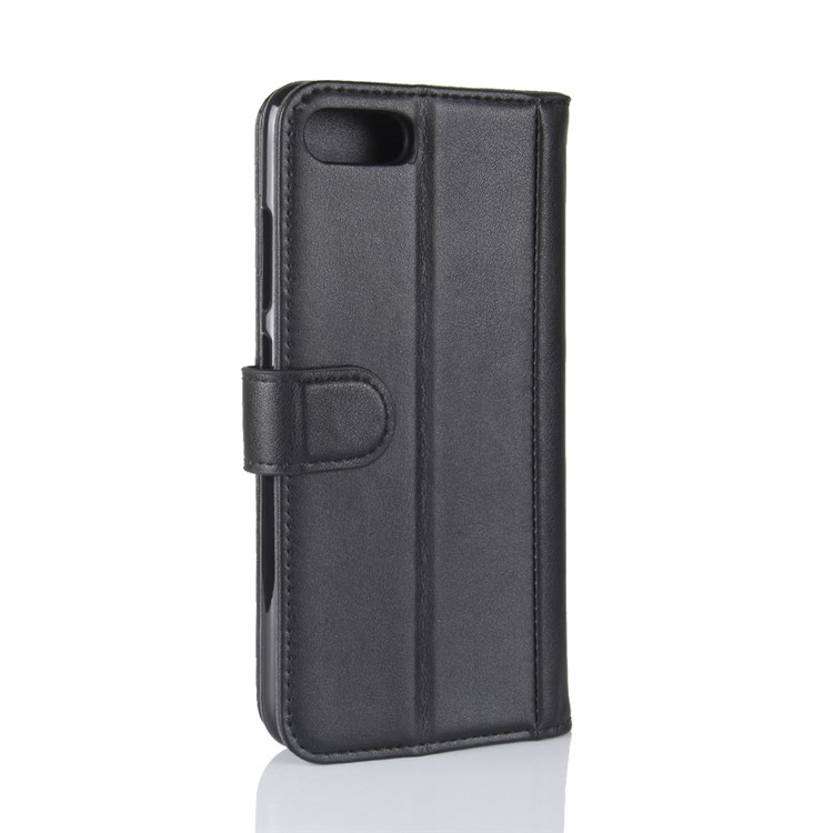 Split Leather Cell Phone Case with Stand for Asus ZenFone 4 Max /4 Max Pro /4 Max Plus (ZC554KL) - Black-7