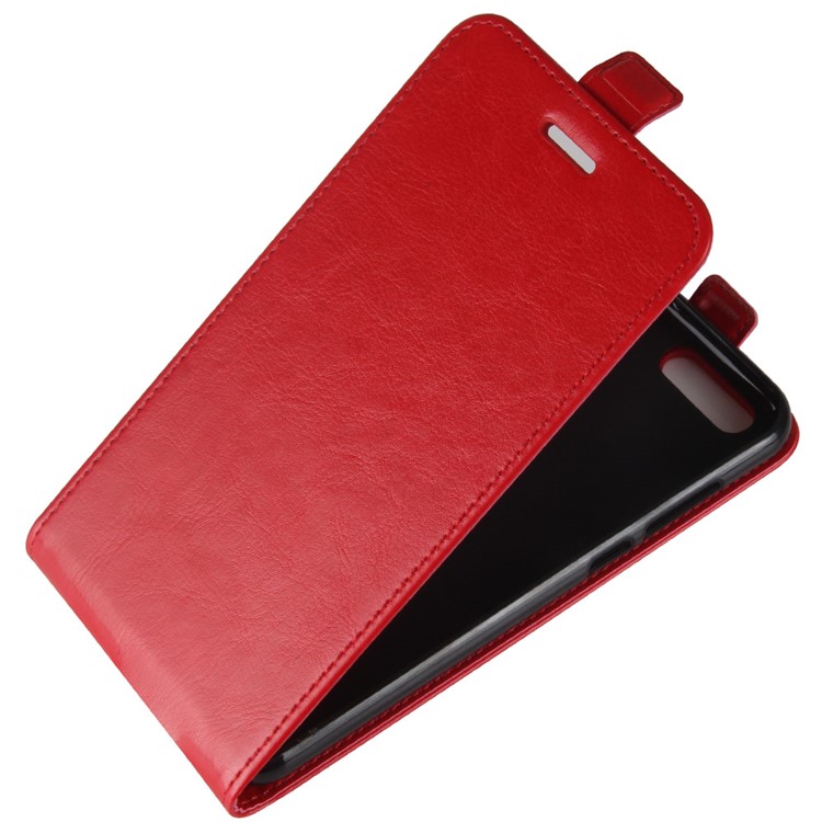 Crazy Horse Crazy Horse Vertical Leather Phone Case for Asus ZenFone 4 (ZE554KL) - Red-3