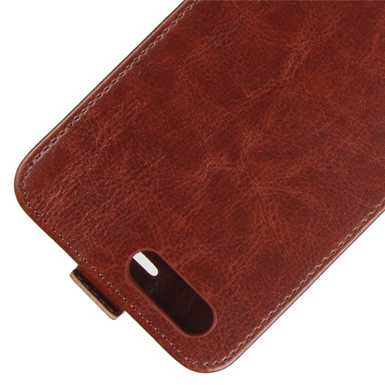 Crazy Horse Crazy Horse Vertical PU Leather Card Holder Case for Asus ZenFone 4 (ZE554KL) - Brown-2