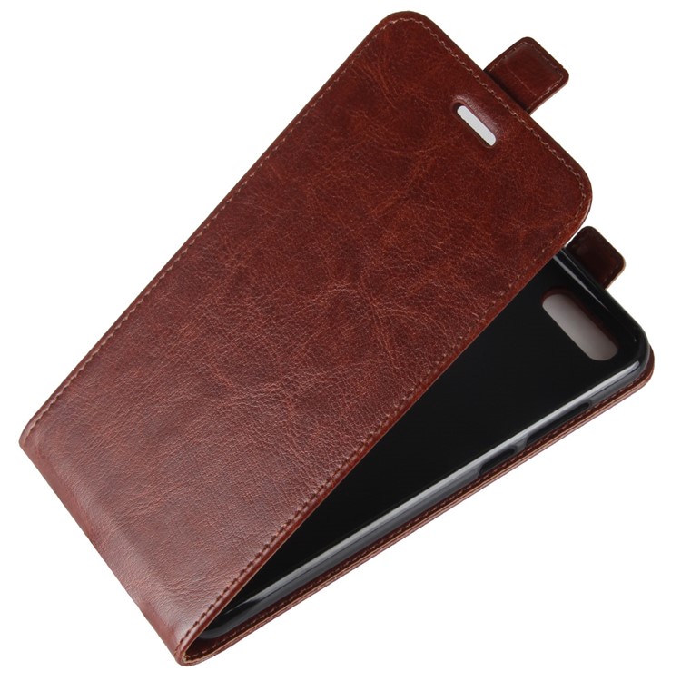 Crazy Horse Crazy Horse Vertical PU Leather Card Holder Case for Asus ZenFone 4 (ZE554KL) - Brown-3