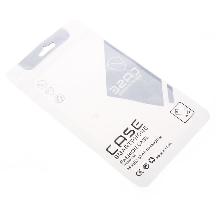 100Pcs/Lot Ziplock Package Packaging Bag for iPhone 8 Plus/7 Plus Case, Size: 17.8x11cm - Black-2