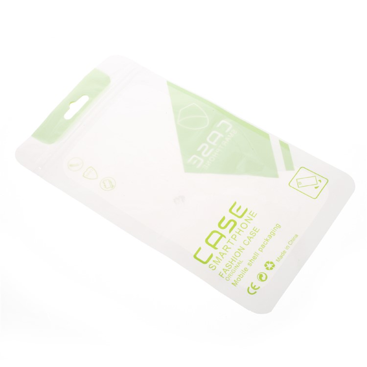 100Pcs/Lot Plastic Zip Lock Retail Packing Bag for iPhone 8 Plus/7 Plus Case, Size: 17.8x11cm - Green-2
