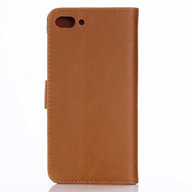 Crazy Horse Retro Wallet PU Leather Phone Case Accessory for Asus ZenFone 4 Max/4 Max Plus/4 Max Pro (ZC554KL) - Brown-2