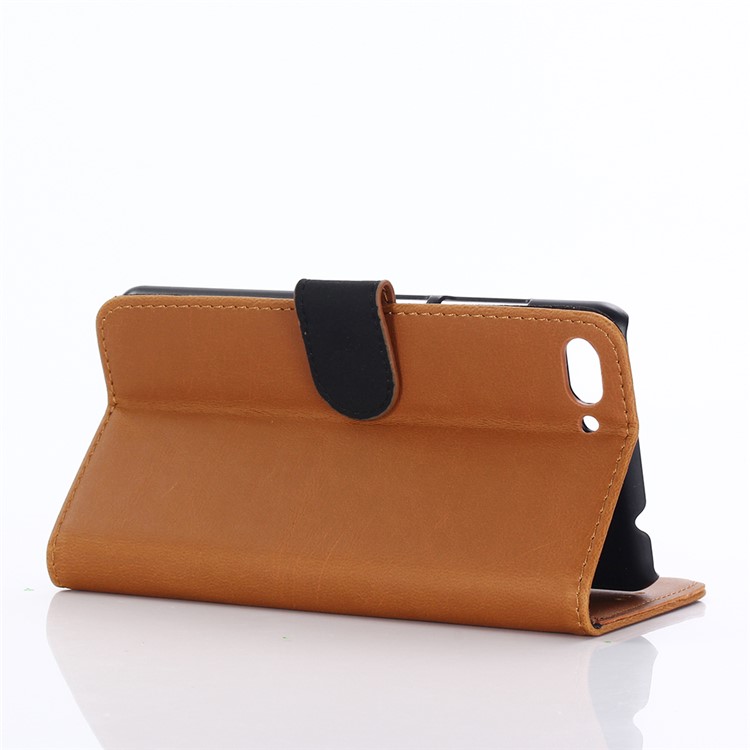 Crazy Horse Retro Wallet PU Leather Phone Case Accessory for Asus ZenFone 4 Max/4 Max Plus/4 Max Pro (ZC554KL) - Brown-4