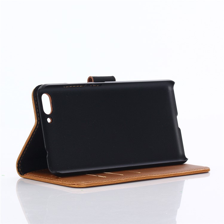 Crazy Horse Retro Wallet PU Leather Phone Case Accessory for Asus ZenFone 4 Max/4 Max Plus/4 Max Pro (ZC554KL) - Brown-5