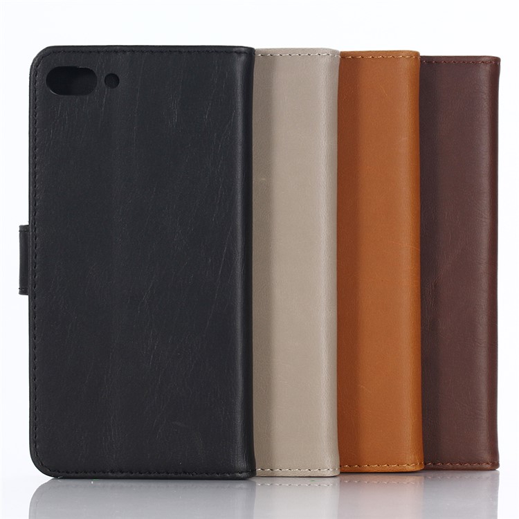 Crazy Horse Retro Wallet PU Leather Phone Case Accessory for Asus ZenFone 4 Max/4 Max Plus/4 Max Pro (ZC554KL) - Brown-7