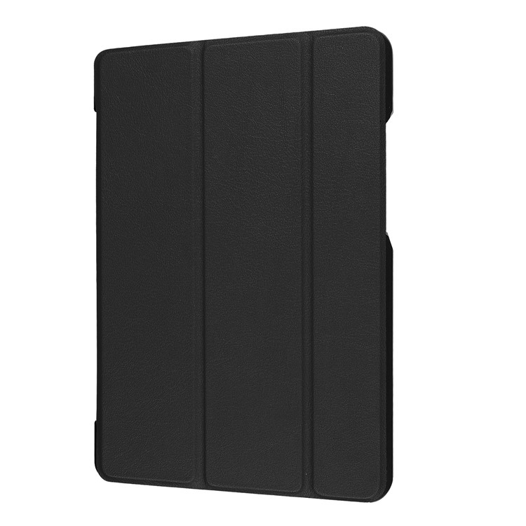 Tri-fold Leather Stand Tablet Case for Asus Zenpad Z8s ZT582KL - Black-7