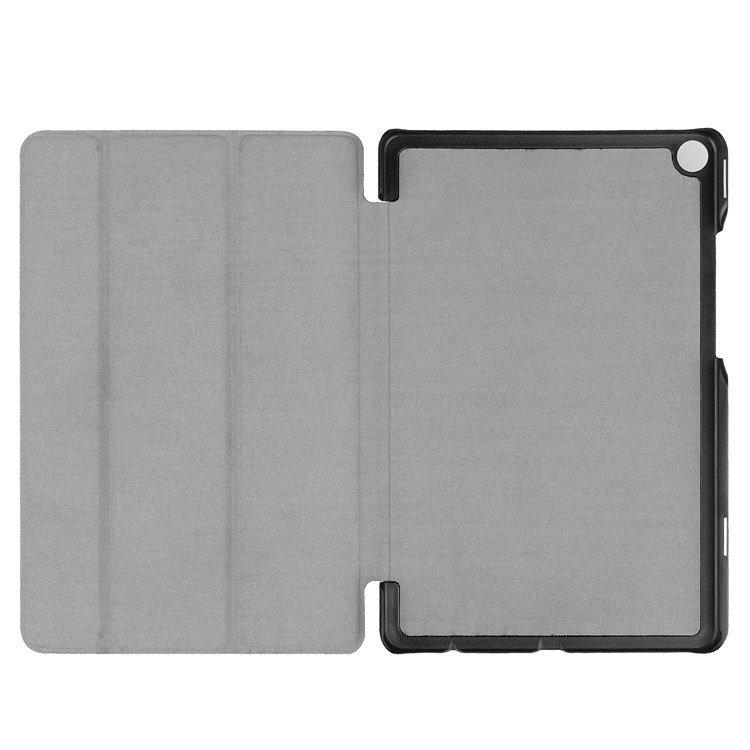 Tri-fold Leather Stand Tablet Case for Asus Zenpad Z8s ZT582KL - Black-8