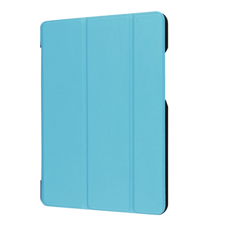 Tri-fold Stand Leather Tablet Folio Case for Asus Zenpad Z8s ZT582KL - Baby Blue-7