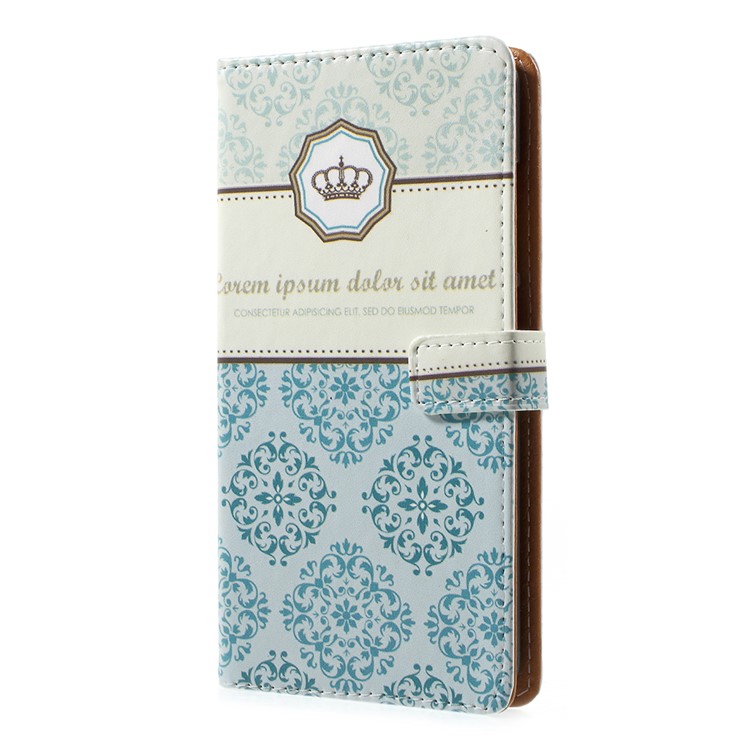 Pattern Printing Wallet Leather Cell Phone Case with Stand for Asus ZenFone 4 Max / 4 Max Pro / 4 Max Plus (ZC554KL) - Damask Flower-2
