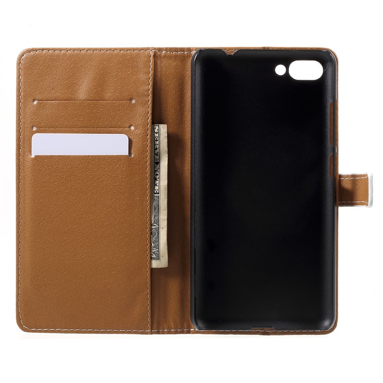 Pattern Printing Wallet Leather Shell with Stand for Asus ZenFone 4 Max / 4 Max Pro / 4 Max Plus (ZC554KL) - Dock at Sunset-6